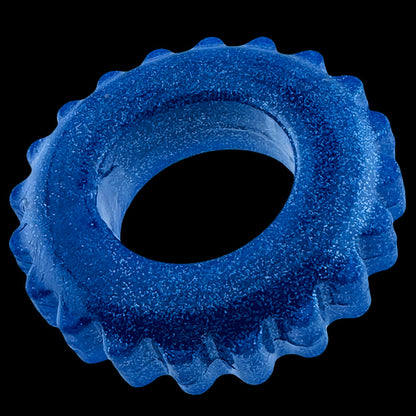 OXBALLS PLUSHY SINGLE RING BLUE FIRE