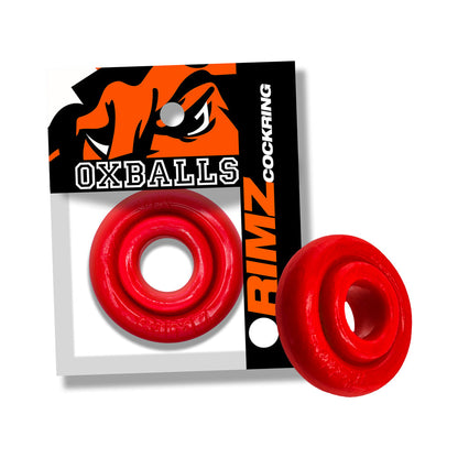 OXBALLS RIMZ SINGLE RING RED