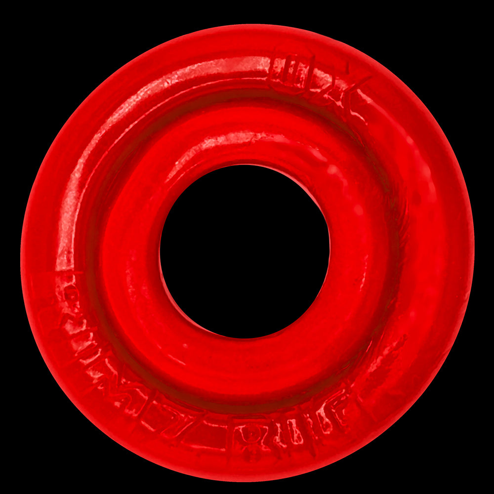 OXBALLS RIMZ BIG SINGLE RING RED
