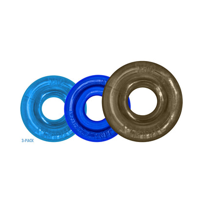 OXBALLS RIMRINGZ MULTI SIZE 3-PACK COOL BLUES