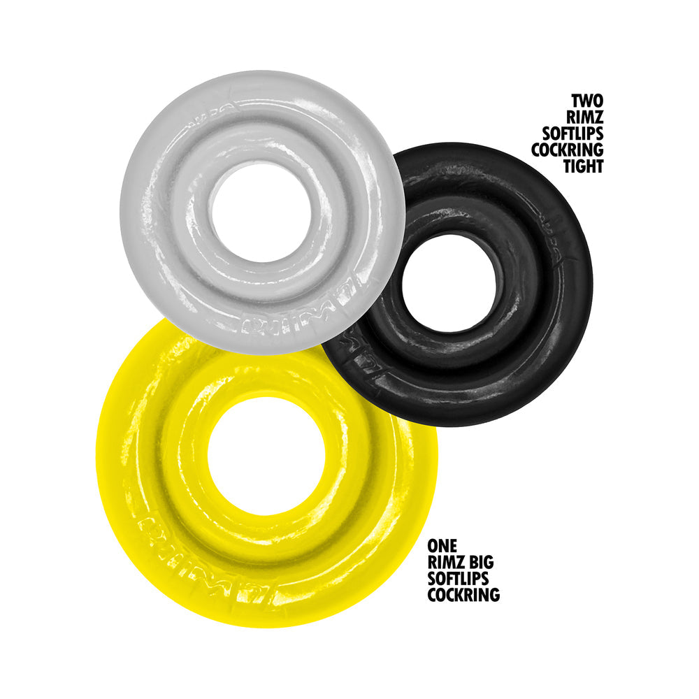 OXBALLS - RIMRINGZ MULTI SIZE 3-PACK SHOCKWAVE