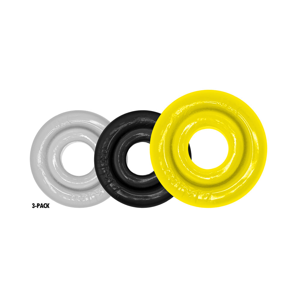 OXBALLS - RIMRINGZ MULTI SIZE 3-PACK SHOCKWAVE