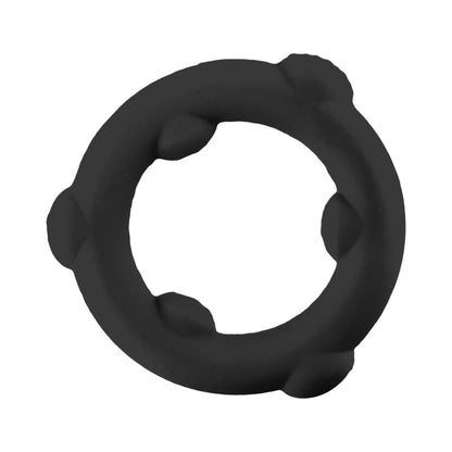 OXBALLS SPINNER SINGLE SILICONE RING BLACK