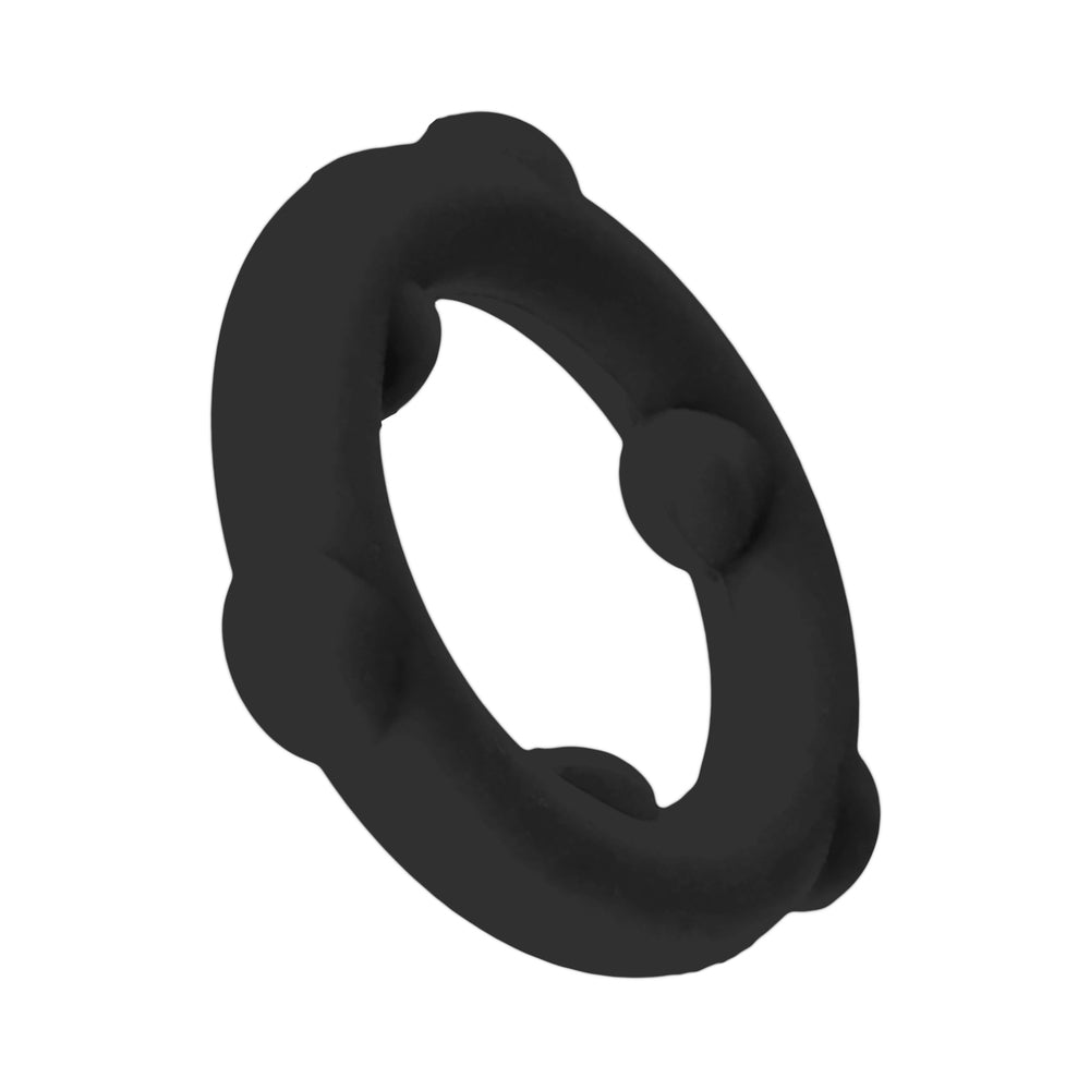 OXBALLS SPINNER SINGLE SILICONE RING BLACK
