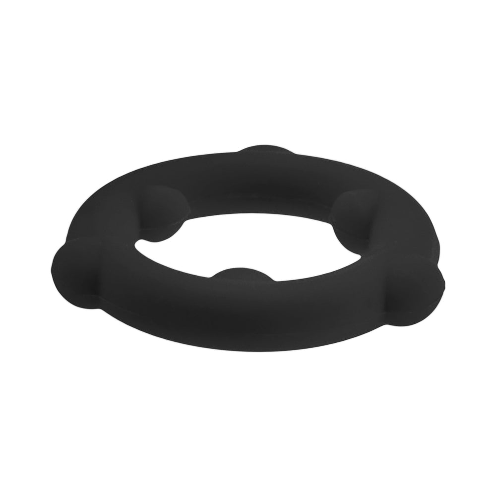 OXBALLS SPINNER SINGLE SILICONE RING BLACK