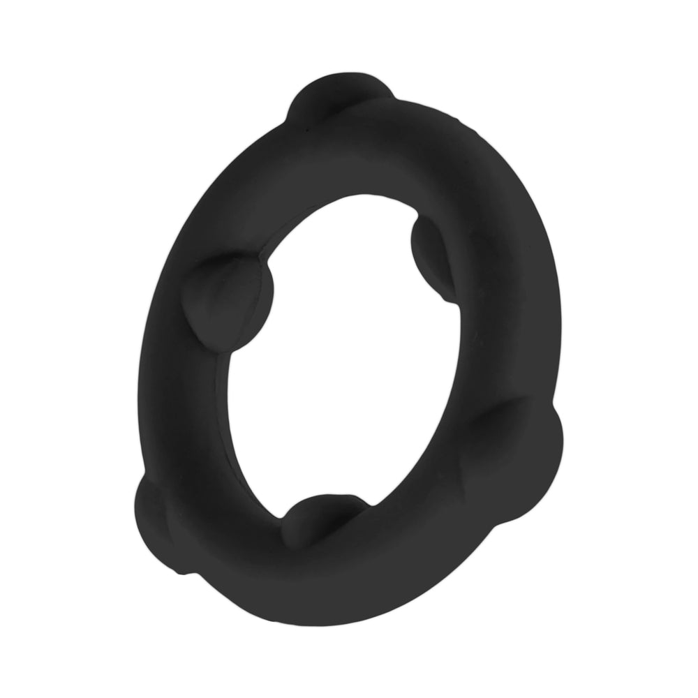 OXBALLS SPINNER SINGLE SILICONE RING BLACK