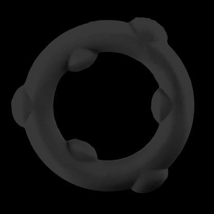 OXBALLS SPINNER SINGLE SILICONE RING BLACK