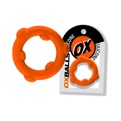 OXBALLS SPINNER SINGLE SILICONE RING ORANGE