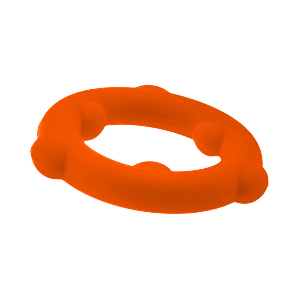 OXBALLS SPINNER SINGLE SILICONE RING ORANGE