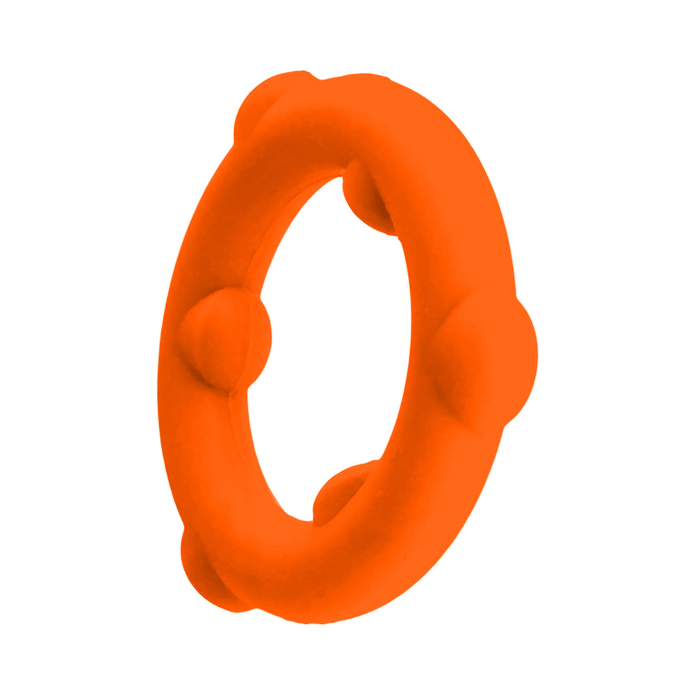 OXBALLS SPINNER SINGLE SILICONE RING ORANGE