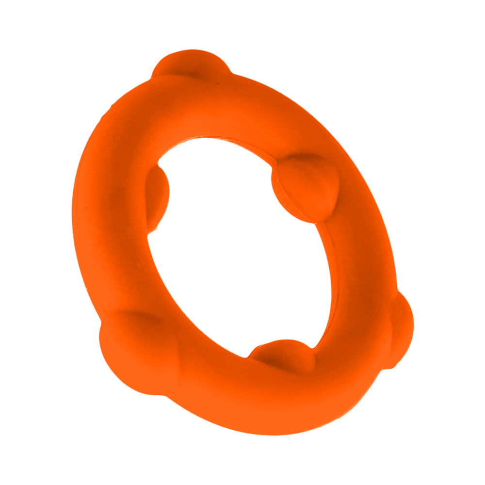 OXBALLS SPINNER SINGLE SILICONE RING ORANGE