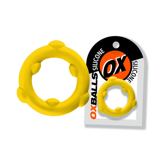 OXBALLS SPINNER SINGLE SILICONE RING YELLOW