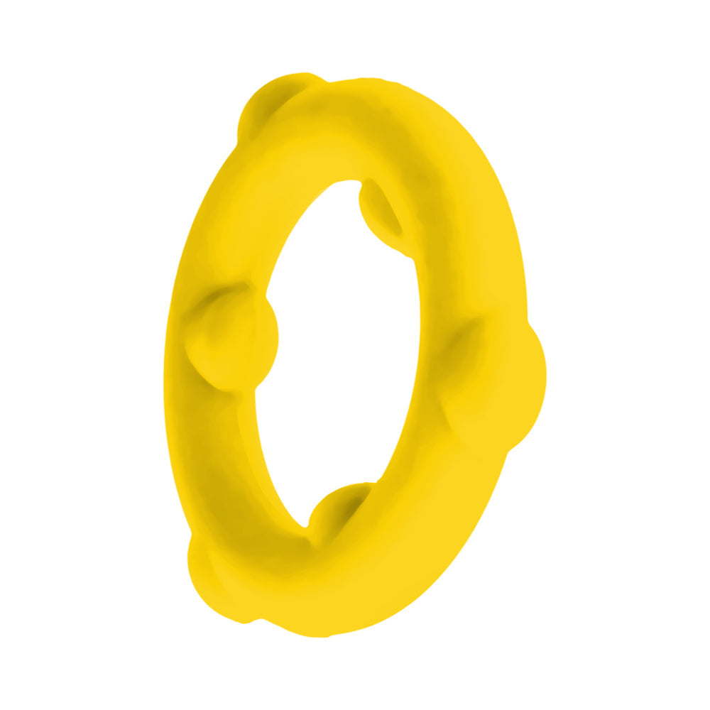 OXBALLS SPINNER SINGLE SILICONE RING YELLOW