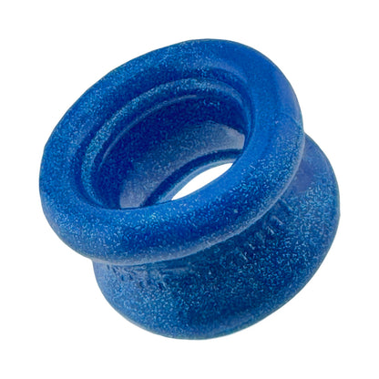 OXBALLS - ESTIRADOR DE TESTÍCULOS CORTO DE SILICONA AZUL FUEGO
