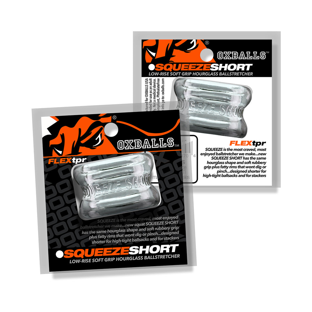 OXBALLS SQUEEZE SHORT BALLSTRETCHER CLEAR