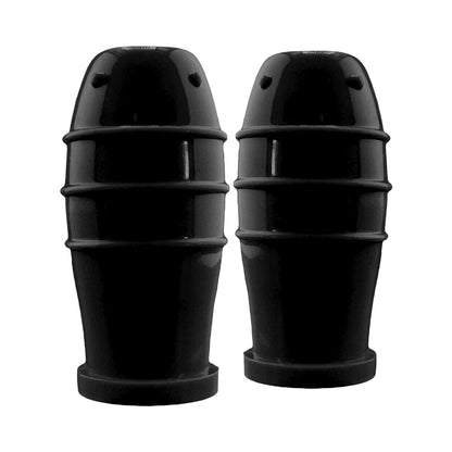 OXBALLS - VENTOSAS DE SILICONA PARA PEZONES LANKYZ NEGRO