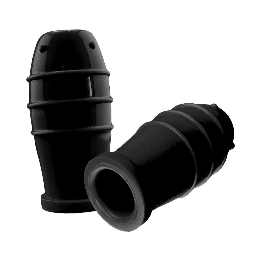 OXBALLS LANKYZ SILICONE NIPSUCKERS BLACK
