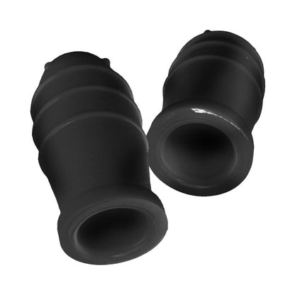 OXBALLS - VENTOSAS DE SILICONA PARA PEZONES LANKYZ NEGRO