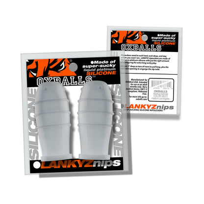 OXBALLS LANKYZ SILICONE NIPSUCKERS CLEAR