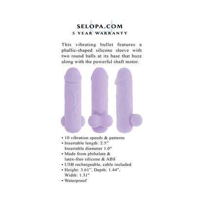 SELOPA - BALLSY BULLET PURPLE