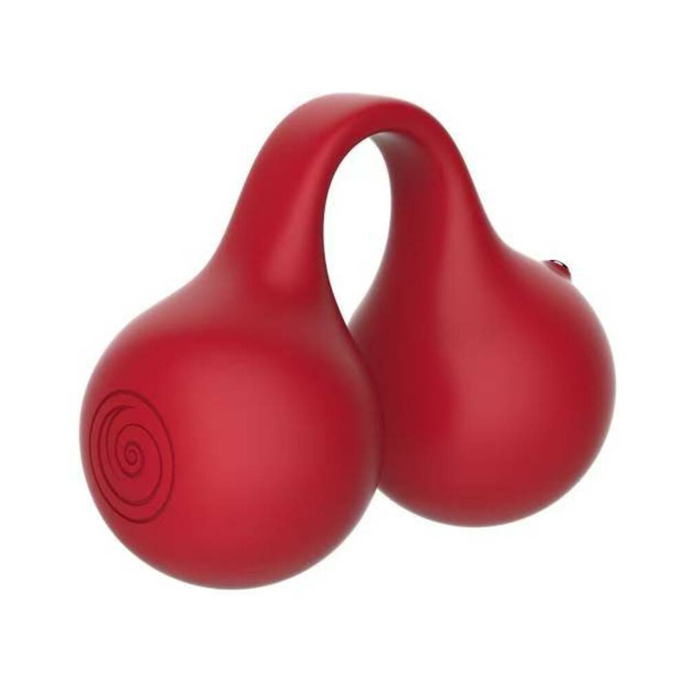 SVIBE - SNAIL TWINN FINGER VIBRATOR CHERRY (NO APP)