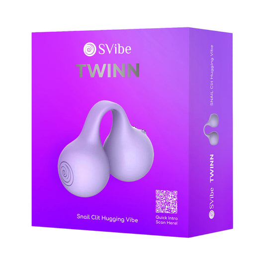SVIBE - SNAIL TWINN FINGER VIBRATOR LILAC (APP-ENABLED)
