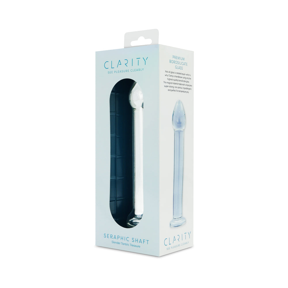 CREATIVE CONCEPTIONS - CLARITY SERAPHIC SHAFT GLASS DILDO