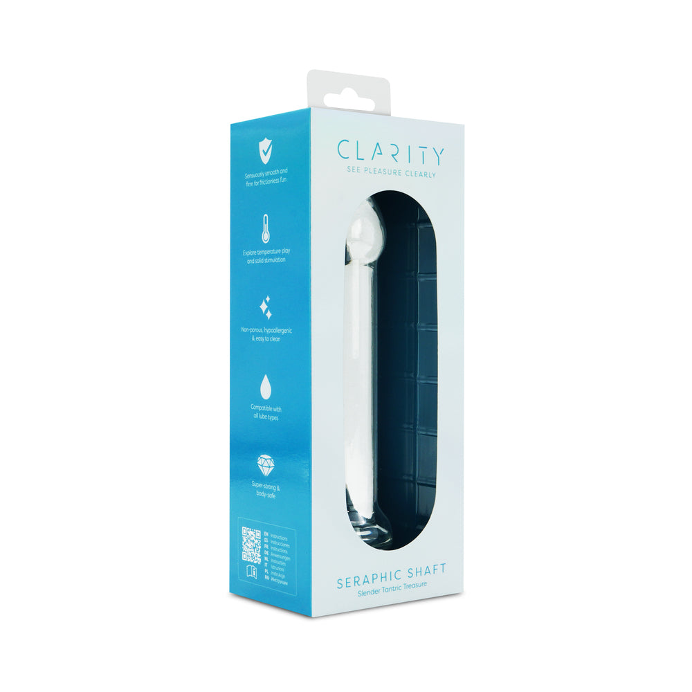 CLARITY SERAPHIC SHAFT GLASS DILDO