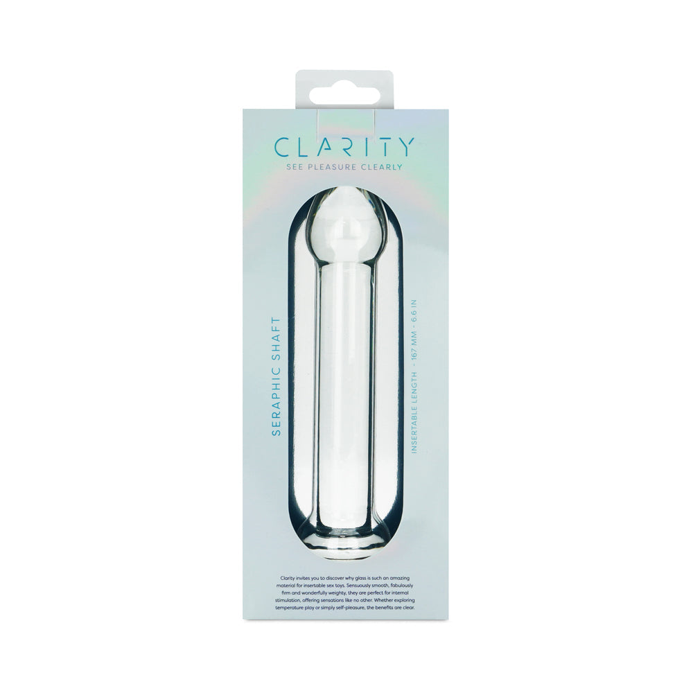 CREATIVE CONCEPTIONS - CLARITY SERAPHIC SHAFT GLASS DILDO