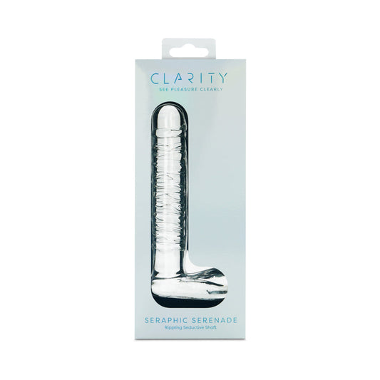 CLARITY SERAPHIC SERENADE GLASS DILDO