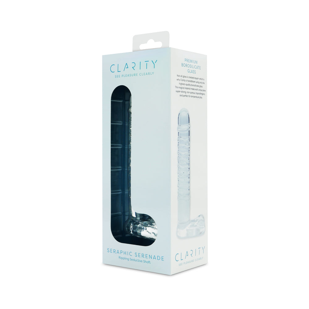 CLARITY SERAPHIC SERENADE GLASS DILDO