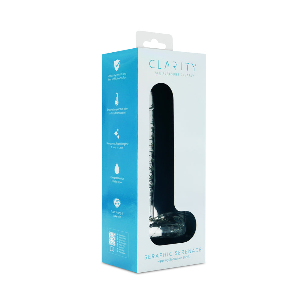 CLARITY SERAPHIC SERENADE GLASS DILDO