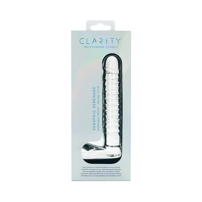 CLARITY SERAPHIC SERENADE GLASS DILDO