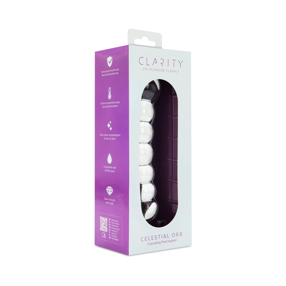 CLARITY CELESTIAL ORB GLASS DILDO