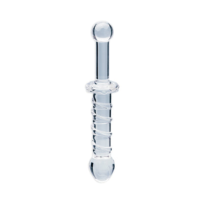 CLARITY ELYSIAN SWIRL GLASS DILDO