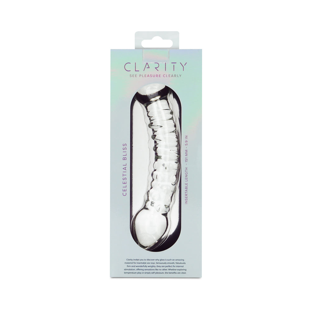 CLARITY CELESTIAL BLISS GLASS DILDO