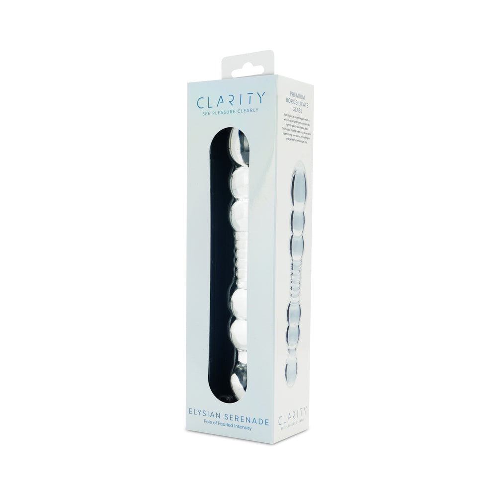 CLARITY ELYSIAN SERENADE GLASS DILDO