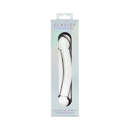 CREATIVE CONCEPTIONS - CLARITY CELESTIAL PURITY GLASS DILDO