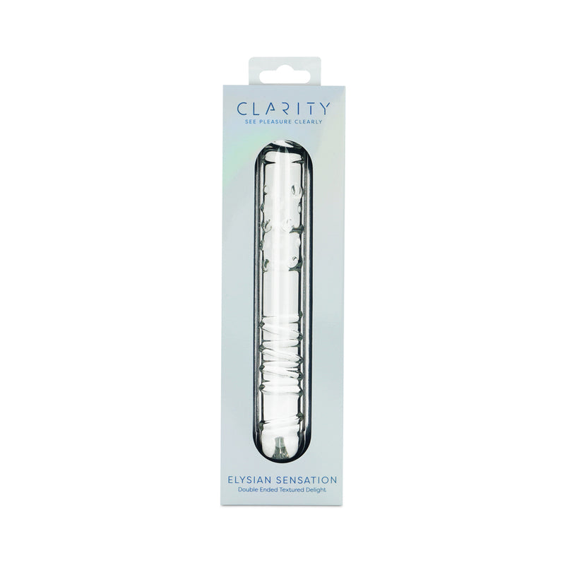 CREATIVE CONCEPTIONS - CLARITY ELYSIAN SENSATION GLASS DILDO
