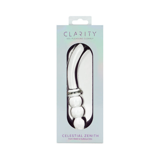 CREATIVE CONCEPTIONS - CLARITY CELESTIAL ZENITH GLASS DILDO