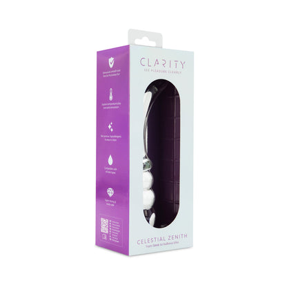 CLARITY CELESTIAL ZENITH GLASS DILDO