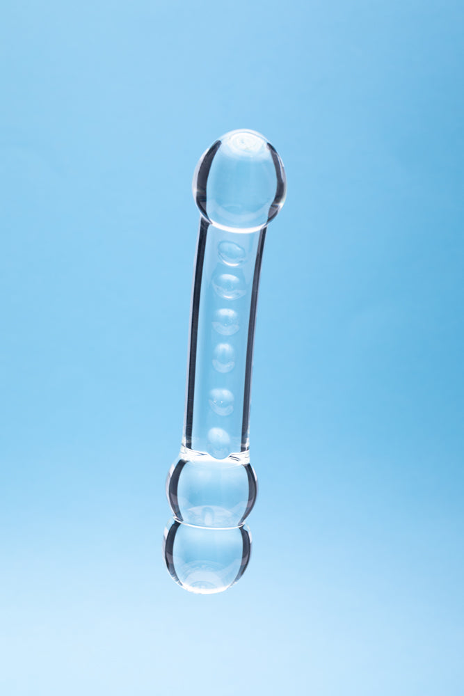 CREATIVE CONCEPTIONS - CLARITY CELESTIAL RIDGE GLASS DILDO