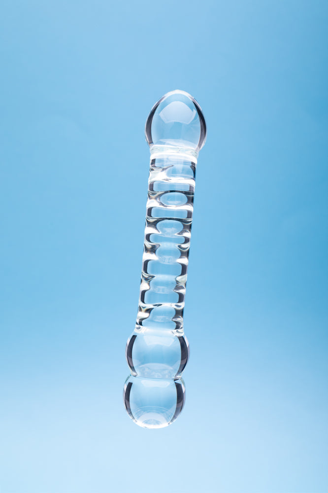 CREATIVE CONCEPTIONS - CLARITY CELESTIAL RIDGE GLASS DILDO