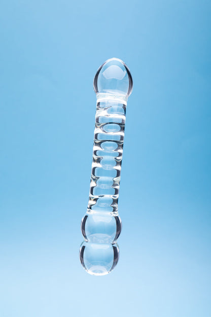 CREATIVE CONCEPTIONS - CLARITY CELESTIAL RIDGE GLASS DILDO