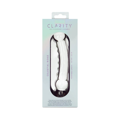 CREATIVE CONCEPTIONS - CLARITY CELESTIAL RIDGE GLASS DILDO