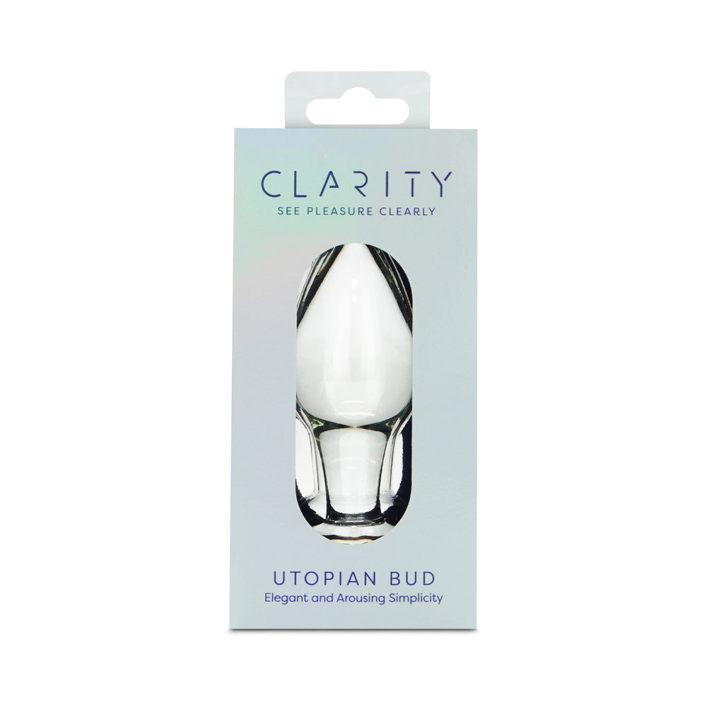 CREATIVE CONCEPTIONS - CLARITY UTOPIAN BUD GLASS PLUG