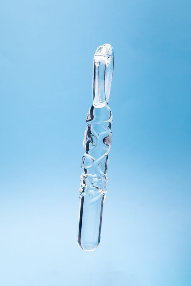 CLARITY HERA''S CARESS GLASS DILDO