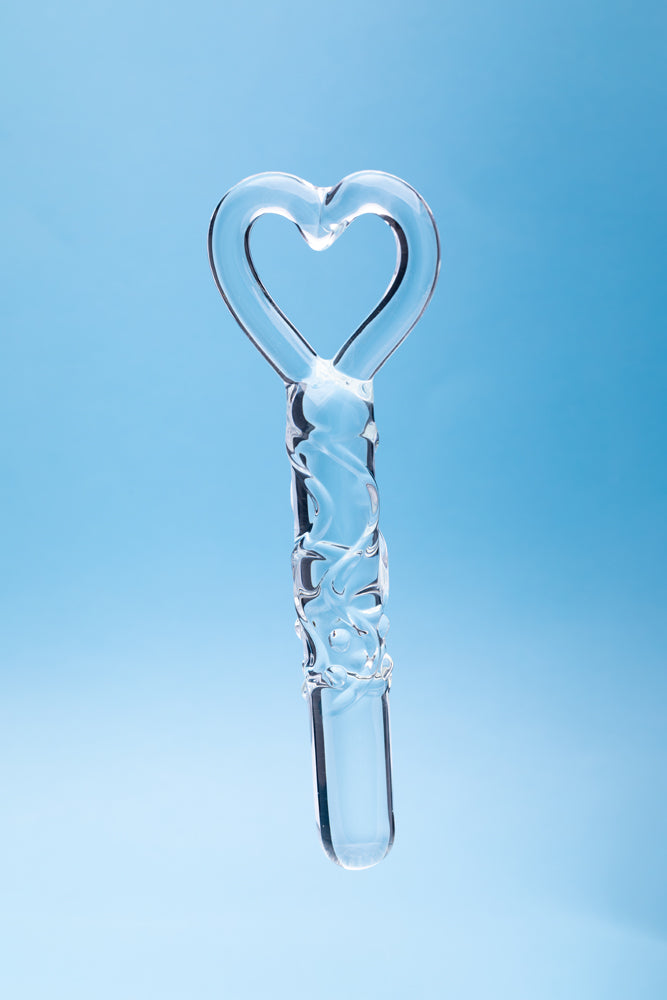 CLARITY HERA''S CARESS GLASS DILDO
