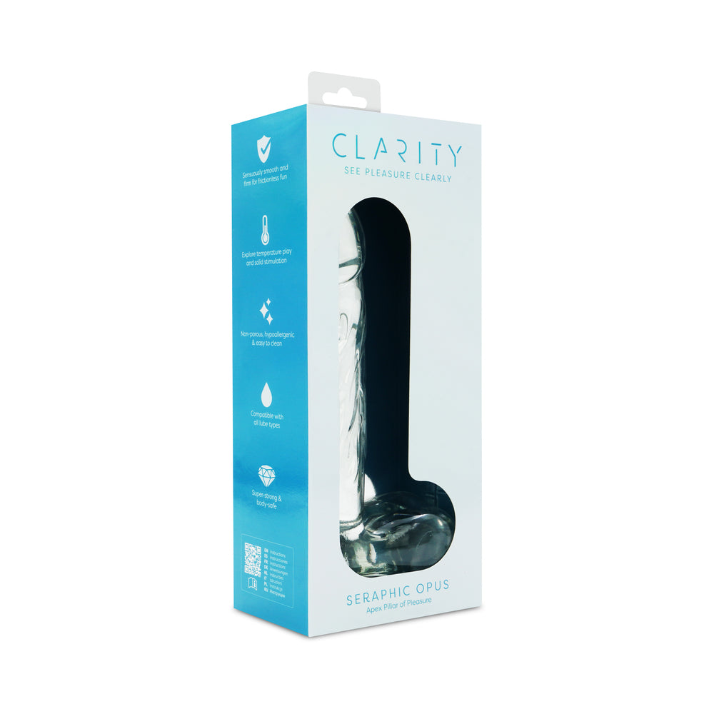 CREATIVE CONCEPTIONS - CLARITY SERAPHIC OPUS GLASS DILDO