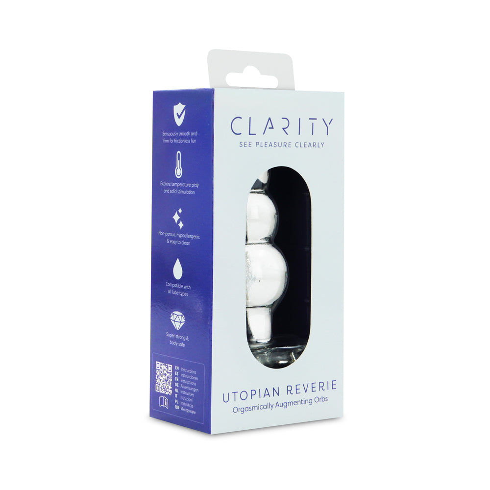 CLARITY UTOPIAN REVERIE GLASS DILDO